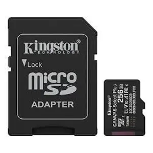 MEM SD MICRO 256GB Kingston Canvas Select Plus + Adapter SDCS3/256GB