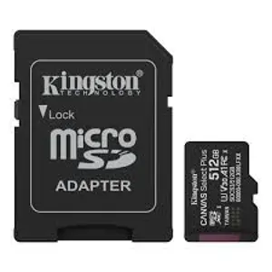 MEM SD MICRO 512GB Kingston Canvas Select Plus + Adapter SDCS3/512GB
