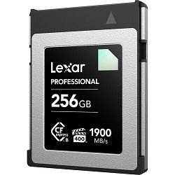 Memorijska kartica 256GB LEXAR Professional CFexpress™ Type-B card, up to 1900MB/s read 1700MB/s write. VPG 400 LCXEXDM256G-RNENG (EAN 843367127627)