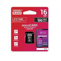 Memorijska kartica GOODRAM SD MICRO 16GB + adap.