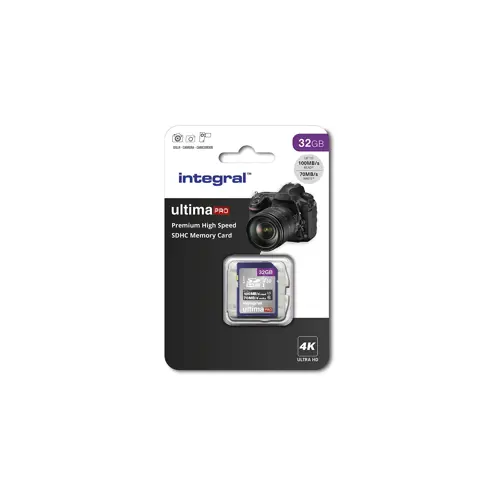 Memorijska kartica INTEGRAL Premium High Speed, SDHC, 32GB, V30 UHS-I U3