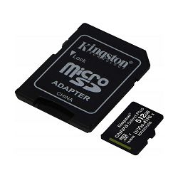 Memorijska kartica KINGSTON micro SDXC, 512GB + adapt, Select Plus, CLASS 10