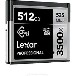 Memorijska kartica LEXAR 512GB Lexar® Professional 3500x CFast™ 2.0 card