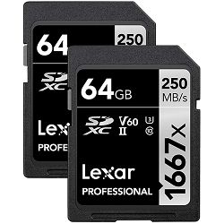 Memorijska kartica LEXAR 64GB Lexar® Professional 1667x SDXC™ UHS-II cards