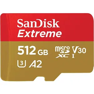 Memorijska kartica microSD SANDISK Extreme 512GB (A2, V30, U3)