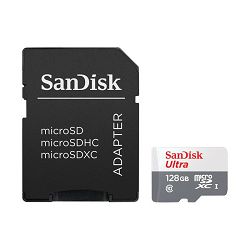 Memorijska kartica SANDISK 128GB microSDXC Class10 UHS-1 + Adapter