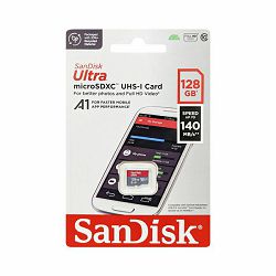 Memorijska kartica SANDISK 128GB MicroSDXC UHS-I 140MB/s