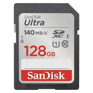 Memorijska kartica SANDISK 128GB, SDXC Ultra, 140MB/s