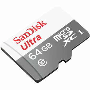 Memorijska kartica SANDISK 64GB, micro SDXC Ultra + SD adapter 100MB/s Class 10 UHS-I