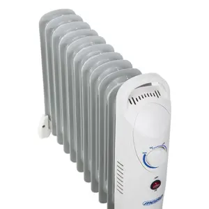 Mesko MS 7806 electric space heater Oil electric space heater Indoor White 1200 W
