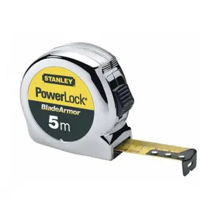 Micro Powerlock Steel Tape Measure 5m x 25mm BA - Card