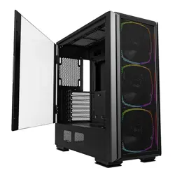 Midi-toranj MONTECH SKY TWO GX (Staklo otporno na udarce, Crna)