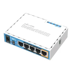 Mikrotik RB952Ui-5ac2nD hAP ac lite, 650MHz CPU, 64MB RAM, 5xLAN, 2.4Ghz 802.11b/g/n/ 5Ghz 802.11ac, USB, PSU, RouterOS L4