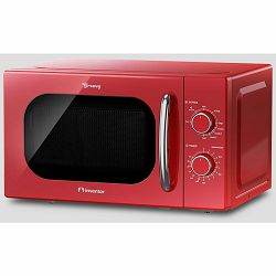Mikrovalna pećnica INVENTOR MWOR-20LR retro crvena
