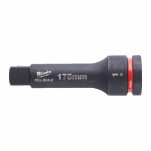 MILWAUKEE SOCKET EXTENSION 1" 175mm IMPACT