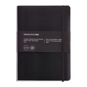 Miquelrius LEATHER1839 Notizbuch 152X210 SQU 5mm,100 Blatt
