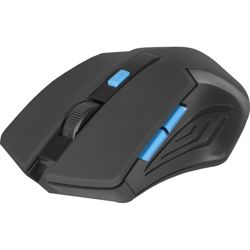 Miš Defender ACCURA MM-275 RF (optički, 1600 DPI, 6 gumba, crno-plava)