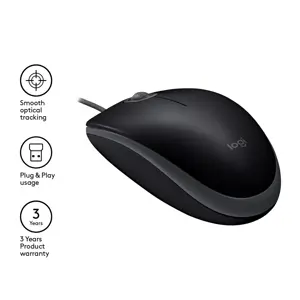 Miš LOGITECH B110 Silent (crni)