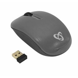 Miš SBOX WM-392 (bežični) sivi