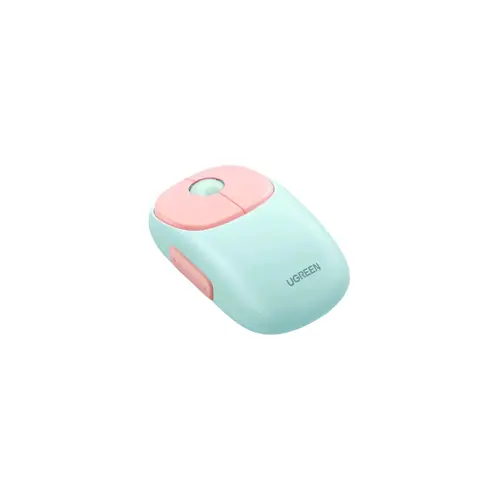 Miš UGREEN FUN+, bežični, bluetooth, USB, zeleno rozi