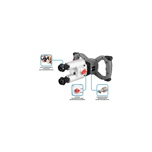 Mješalica NEO TOOLS Energy+ (s dvostrukom glavom, 18V Brushless, bez baterije)