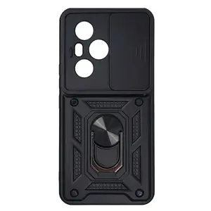 MM TPU HONOR 400 PRO -- ANTI-SHOCK WITH RING crna