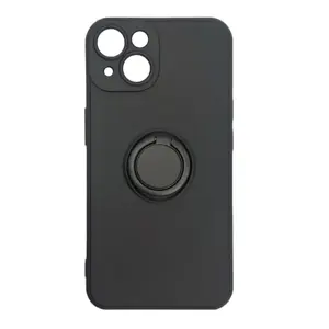MM TPU IPHONE 12 PRO/ 12 6.1 SILICONE ELEGANTE RING Black
