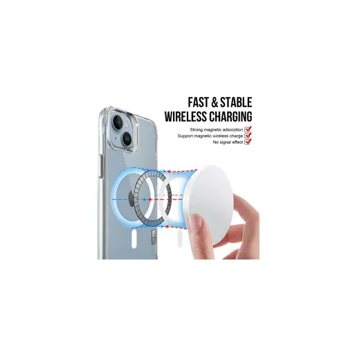 MM TPU iPhone 15 PRO - DROP-PROOF PURE MAGSAFE Clear