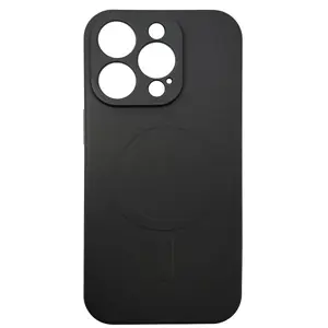 MM TPU IPHONE 16 PRO - SILICONE MIKRO MAGSAFE BLACK