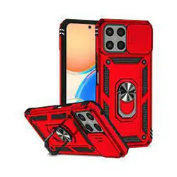 MM TPU POCO X7 PRO ANTI-SHOCK WITH RING crvena