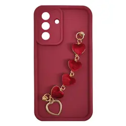 MM TPU SAM GALAXY A56 SILICONE CANDY WRIST STRAP R Heart