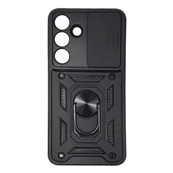 MM TPU SAM GALAXY S25 PLUS ANTI-SHOCK WITH RING crna