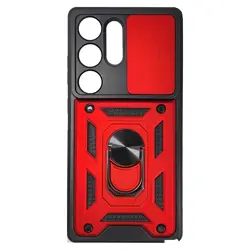 MM TPU SAM GALAXY S25 ULTRA - ANTI-SHOCK WITH RING crvena