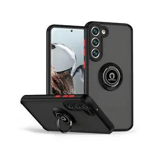 MM TPU SAM GALAXY S25FE MATTE BLACK WITH RING