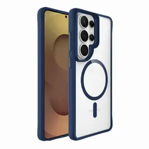 MM TPU SAM GALAXY S26 ULTRA - DROP-PROOF COMBAT X BLACK-BLUE MAGSAFE SLIM