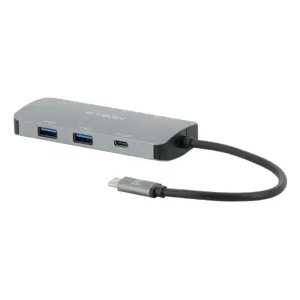 Mobilis 001382 laptop dock/port replicator Wired USB 3.2 Gen 1 (3.1 Gen 1) Type-C Black, Grey