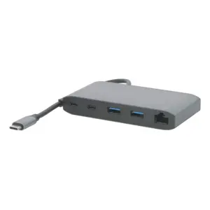Mobilis 020027 laptop dock/port replicator Wired USB 3.2 Gen 1 (3.1 Gen 1) Type-C Grey
