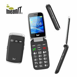 Mobitel MEANIT SENIOR FLIP MAX crni