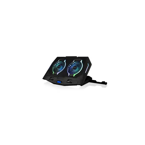 Hladnjak za laptop MODECOM CF21 RGB Silent Cooling Pad (RGB osvjetljenje, tihi rad)