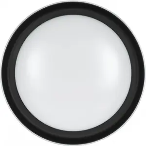 Modern LED dimmable ceiling plafond Activejet FOCUS Black wireless control by remote