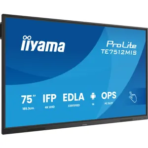 Monitor 189.3cm (75") TE7512MIS-B4AG 16:9 M-Touch