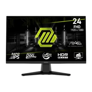 Monitor 24 MSI MAG 242F IPS, FHD, 0,5ms, 200Hz, HDMI, DP