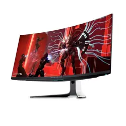 Monitor Alienware AW3423DW 34 Curved, 3440x1440, QHD, 175Hz, Anti-reflective, 21:9, 1000000:1, 1000 cd/m2, NVIDIA G-SYNC, 0.1ms, 178/178, DP, 2xHDMI, 5xUSB 3.2, Audio line-out, Tilt, Swivel, Height 