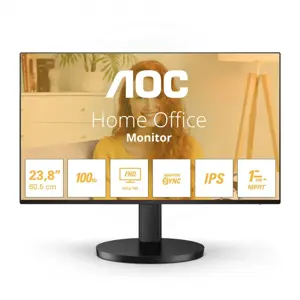 Monitor AOC 24B3HA2 (23,8" IPS, 100Hz, 1920x1080 FHD) crni
