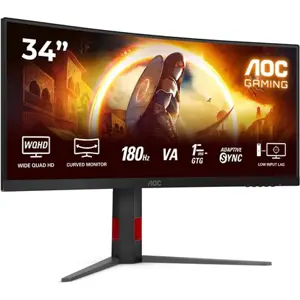Monitor AOC CU34G4 34" 3440x1440 180Hz 1ms VA