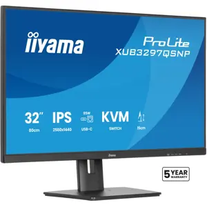 Monitor IIYAMA 80cm XUB3297QSNP-B1 16:9 2xHDMI,DP