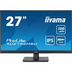 Monitor IIYAMA ProLite XU2792HSU-B6 (27" IPS, 100Hz, 1920 x 1080, FHD crni)