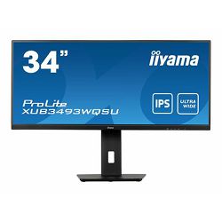 Monitor IIYAMA ProLite XUB3493WQSU-B5 (34" ADS-IPS, 75Hz, 3440 x 1440 UWQHD crni)