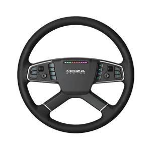 Moza TSW Truck Wheel Kierownica czarna / Kierownica wyścigowa do samochodów ciężarowych / 40 cm / 18 przycisków