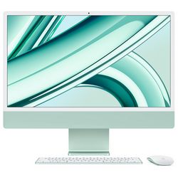Računalo APPLE iMAC AiO (24" Retina 4.5K, M3, 8C CPU, 8C GPU, 8GB RAM, 256GB SSD, MacOS, CRO, zeleno) - MQRA3CR/A 